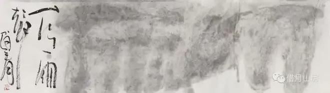 “红与黑”联展｜品读冯鹤菁先生意象书法（李延）(图4)