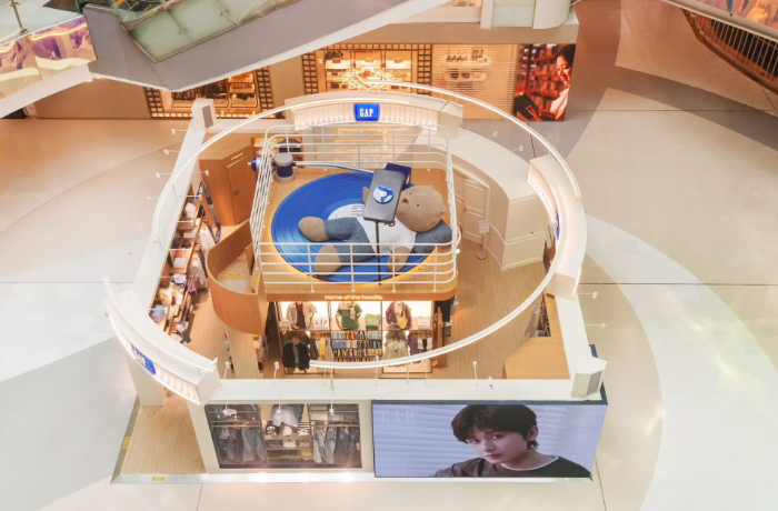 GAP音乐快闪空间与全新门店登陆北京apm商场(图5)