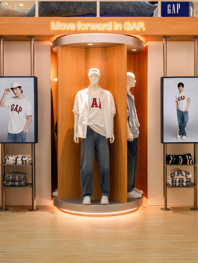 GAP音乐快闪空间与全新门店登陆北京apm商场(图4)